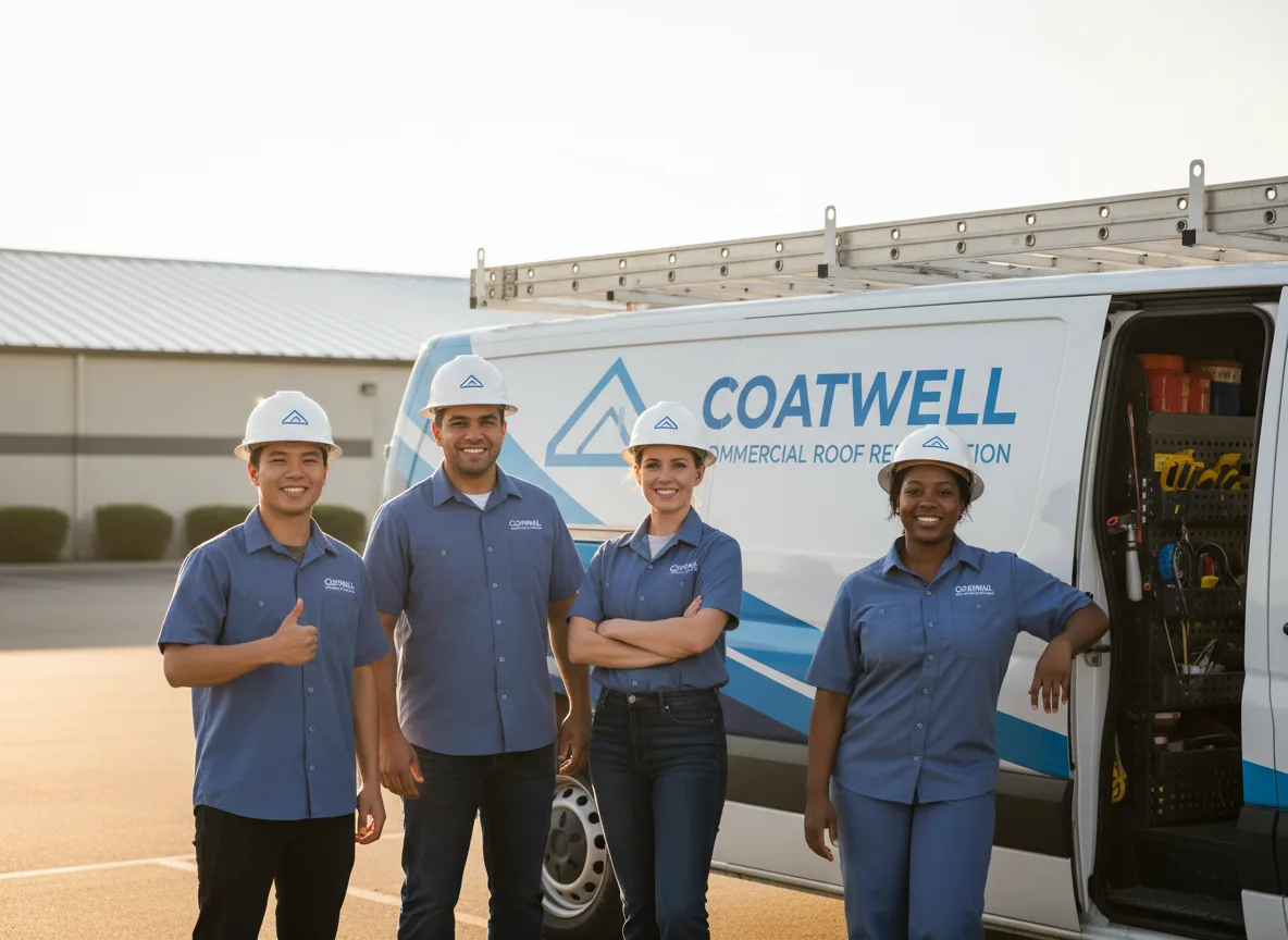 Commercial roof coating company in Beasley, TX